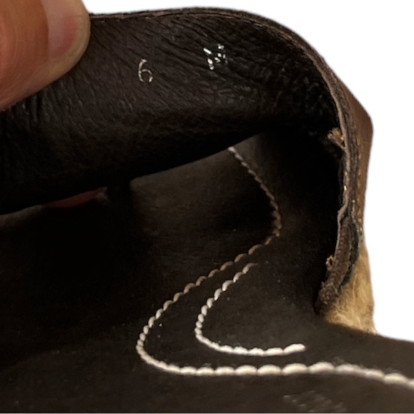 Donald J. Pliner SYA Platform Wedge Slides Bronze Leather - Picture 11 of 12